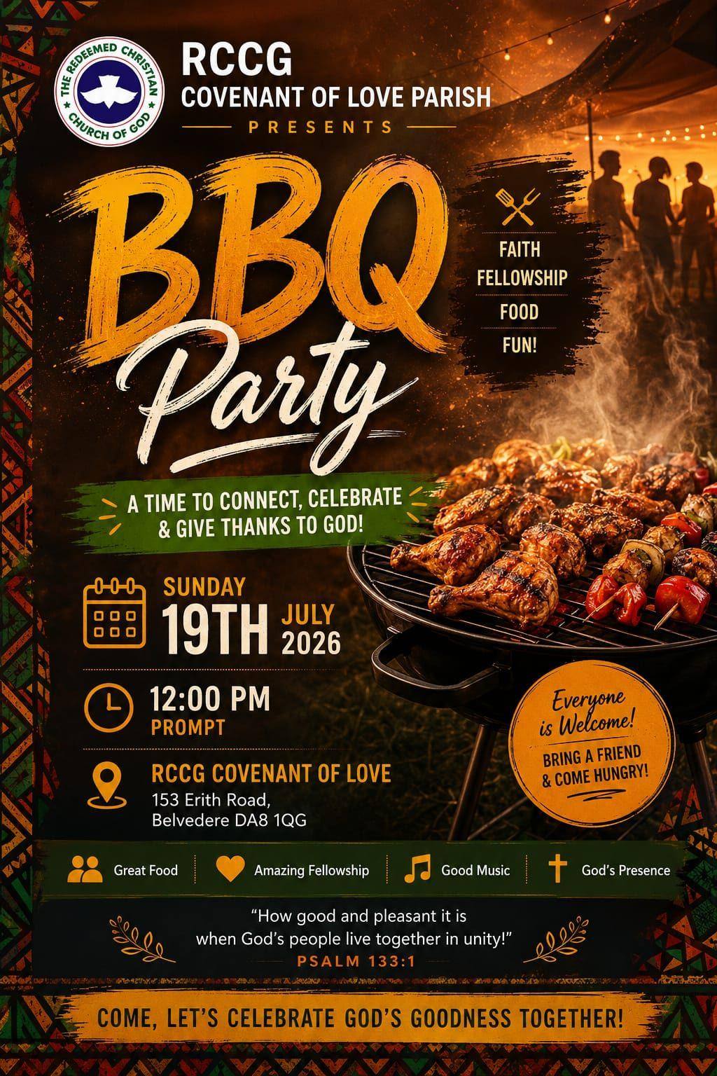 Barbecue Party 2026 Flyer